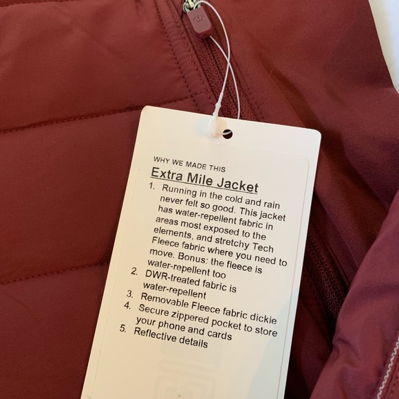 Extra mile jacket lululemon savannah SVNH NWT - Picture 4 of 8